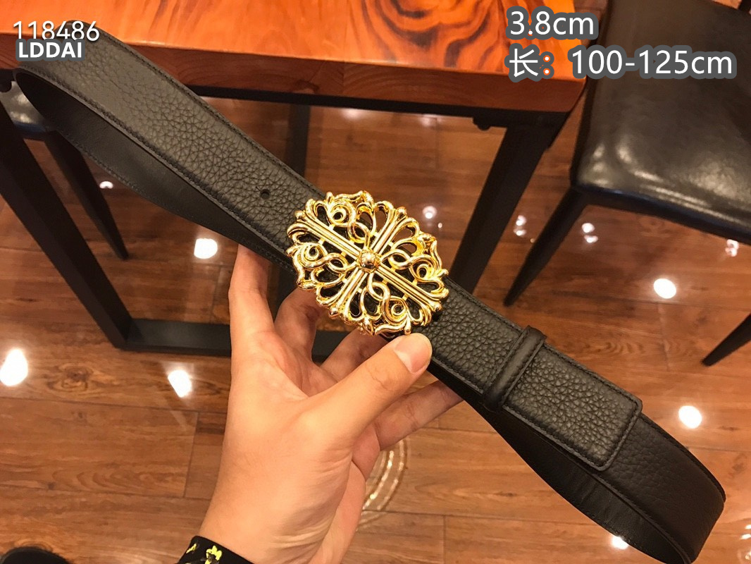 4.0 cm Width Chrome Hearts Belts For Men # 264397