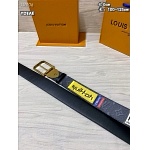 4.0 cm Louis Vuitton Belts For Men # 264177, cheap LouisVuitton Belts