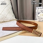 3.0 cm Width Dior Belts For Men # 264293, cheap Dior Belts