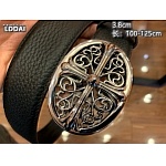4.0 cm Width Chrome Hearts Belts For Men # 264396, cheap Chrome Hearts Belts