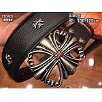 4.0 cm Width Chrome Hearts Belts For Men # 264399, cheap Chrome Hearts Belts