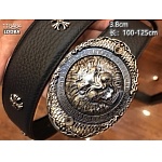 4.0 cm Width Chrome Hearts Belts For Men # 264411, cheap Chrome Hearts Belts