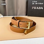 2.5 cm Width Prada Belts For Women # 264433, cheap Mont Blanca Belts