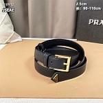 2.5 cm Width Prada Belts For Women # 264434, cheap Mont Blanca Belts