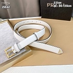 2.5 cm Width Prada Belts For Women # 264435, cheap Mont Blanca Belts