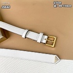 2.5 cm Width Prada Belts For Women # 264435, cheap Mont Blanca Belts