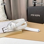 2.5 cm Width Prada Belts For Women # 264436, cheap Mont Blanca Belts
