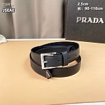 2.5 cm Width Prada Belts For Women # 264437, cheap Mont Blanca Belts