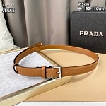 2.5 cm Width Prada Belts For Women # 264438, cheap Mont Blanca Belts
