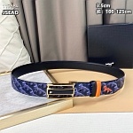 3.5 cm Width Mont Blanca Belts For Women # 264444, cheap Mont Blanca Belts
