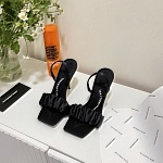 Alexander Wang Julie Scrunchie Strap Velvet Sandal # 264862, cheap Alexander Wang