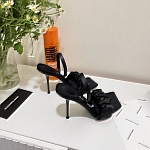 Alexander Wang Julie Scrunchie Strap Velvet Sandal # 264862, cheap Alexander Wang