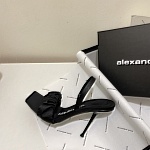 Alexander Wang Julie Scrunchie Strap Velvet Sandal # 264862, cheap Alexander Wang