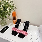 Alexander Wang Julie Scrunchie Strap Velvet Sandal # 264863, cheap Alexander Wang