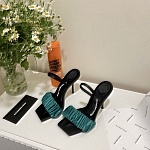 Alexander Wang Julie Scrunchie Strap Velvet Sandal # 264865