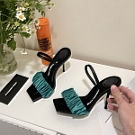 Alexander Wang Julie Scrunchie Strap Velvet Sandal # 264865, cheap Alexander Wang