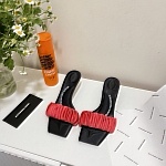 Alexander Wang Julie Scrunchie Strap Velvet Sandal # 264868
