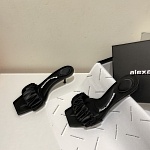 Alexander Wang Julie Scrunchie Strap Velvet Sandal # 264869, cheap Alexander Wang