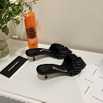 Alexander Wang Julie Scrunchie Strap Velvet Sandal # 264869, cheap Alexander Wang