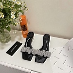 Alexander Wang Julie Scrunchie Strap Velvet Sandal # 264870, cheap Alexander Wang