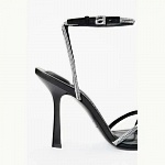Alexander Wang Dahlia 105 black embellished sandals # 264872, cheap Alexander Wang