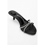 Alexander Wang Crystal Embellisedh Double Band sandals # 264873, cheap Alexander Wang