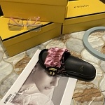 Fendi Vertigo Satin Slides For Women # 264886, cheap Fendi Slippers