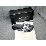 Michael Kors Monogram Print Slides Unisex # 264923, cheap Michael Kors Slipper