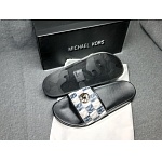 Michael Kors Monogram Print Slides Unisex # 264923, cheap Michael Kors Slipper
