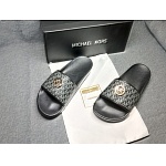 Michael Kors Monogram Print Slides Unisex # 264924, cheap Michael Kors Slipper