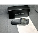 Michael Kors Monogram Print Slides Unisex # 264924, cheap Michael Kors Slipper