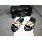 Michael Kors Monogram Print Slides Unisex # 264925, cheap Michael Kors Slipper