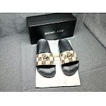 Michael Kors Monogram Print Slides Unisex # 264925, cheap Michael Kors Slipper