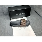 Michael Kors Monogram Print Slides Unisex # 264928, cheap Michael Kors Slipper