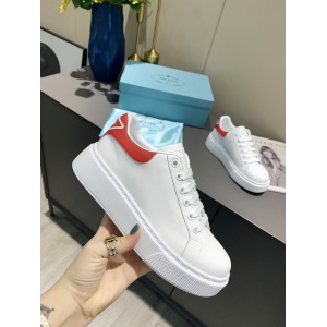 $89.00,Prada Oversized Two tone Low Top Sneaker For Women # 265336