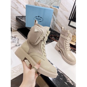 $98.00,Prada High Top Sneaker with Ankle Pouch For Women # 265389