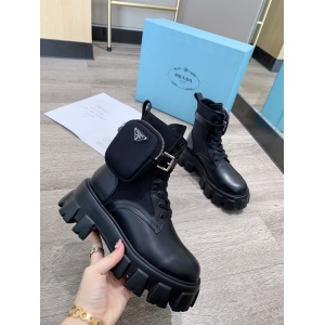 $98.00,Prada High Top Sneaker with Ankle Pouch For Women # 265391