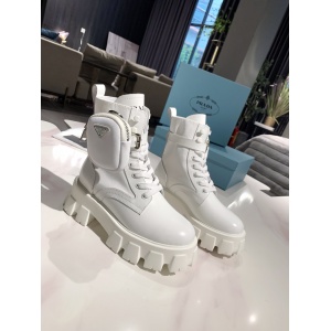 $98.00,Prada High Top Sneaker with Ankle Pouch For Women # 265392