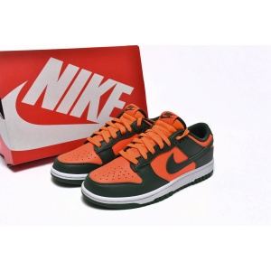 $85.00,Nike Dunk Low Miami Hurricanes Sneakers Unisex # 265921