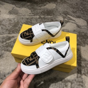 $65.00,Fendi Leather Sneaker For Kids # 266079