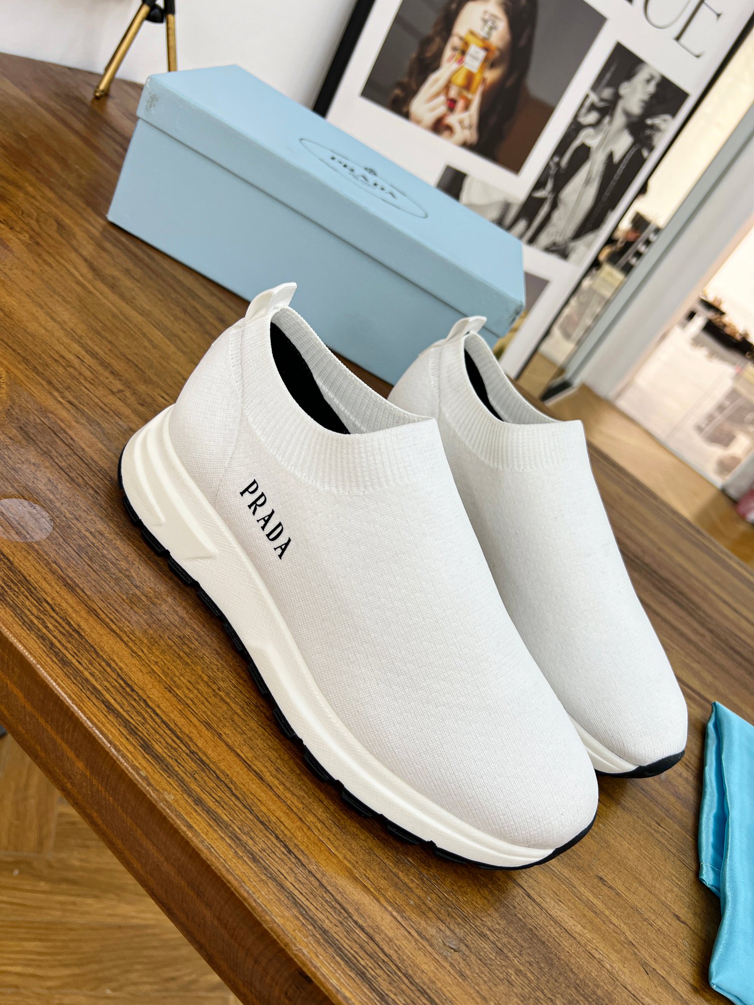 Prada Knit Slilp On For Women # 265393
