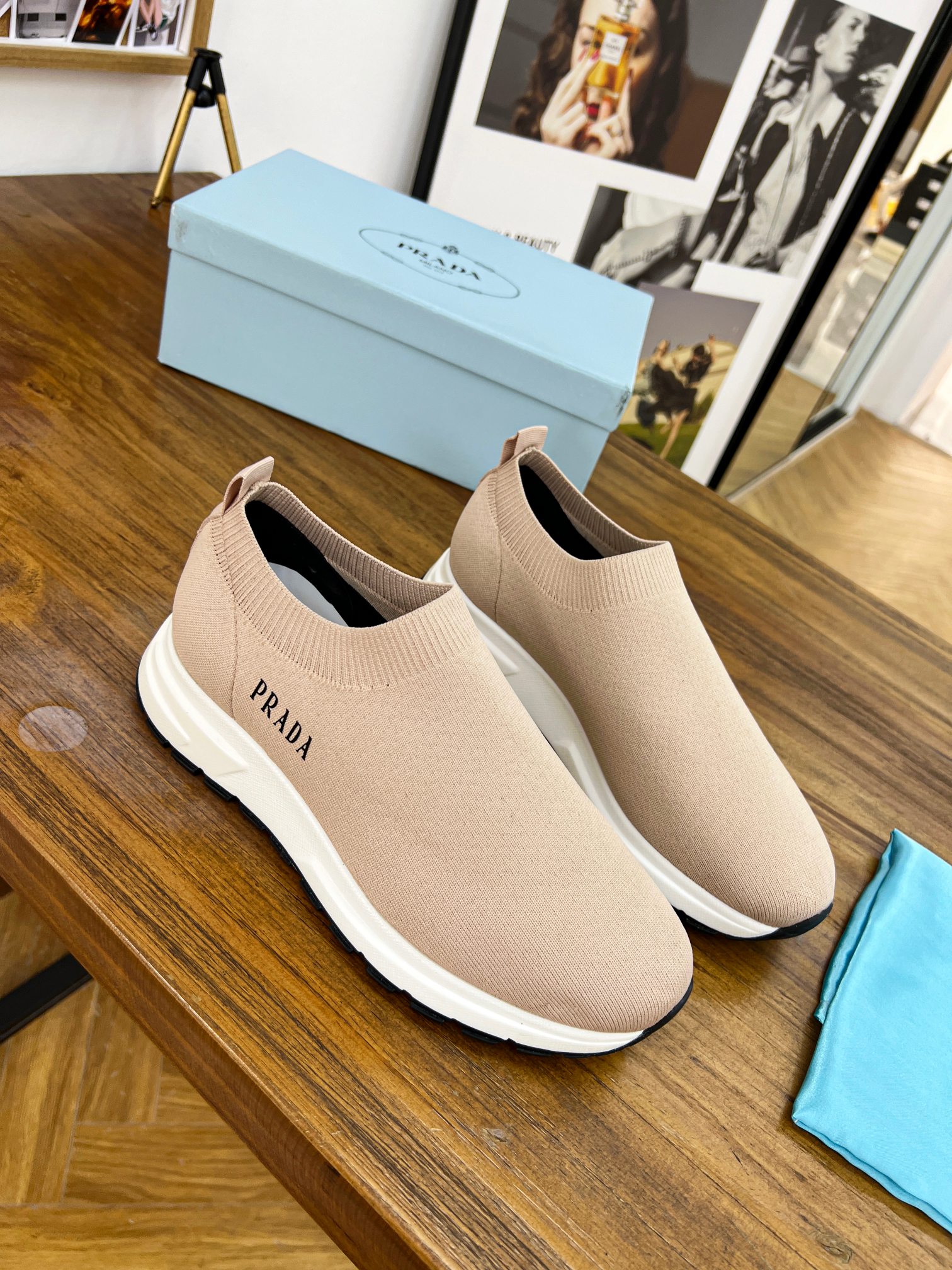 Prada Knit Slilp On For Women # 265396