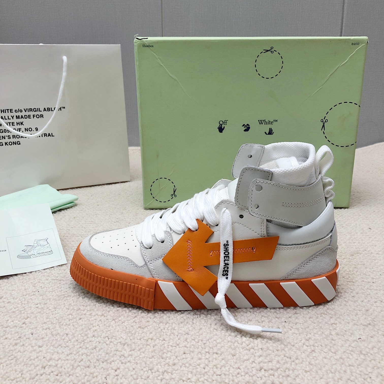 Off White High Vulcanized Sneakers # 265430