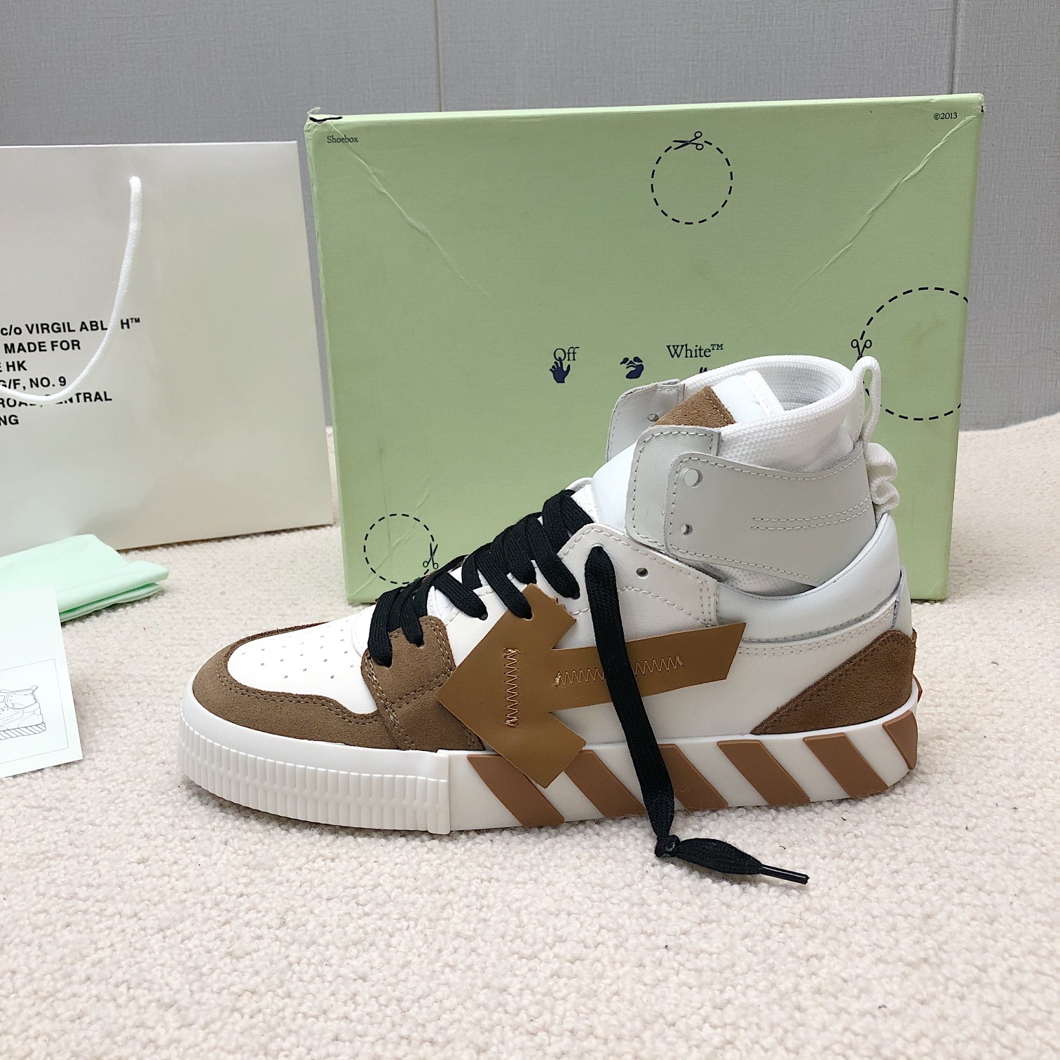 Off White High Vulcanized Sneakers # 265431