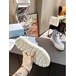 Prada Double Heel High Top Platform Sneakers For Women # 265314, cheap Prada Women
