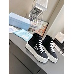 Prada Double Heel High Top Platform Sneakers For Women # 265317, cheap Prada Women