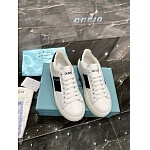 Prada contrasting colored side stripe Low top Sneaker Unisex # 265327, cheap Prada Women