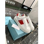 Prada contrasting colored side stripe Low top Sneaker Unisex # 265329