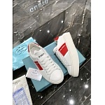 Prada contrasting colored side stripe Low top Sneaker Unisex # 265329, cheap Prada Women