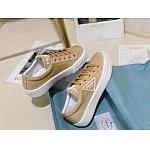 Prada triangular logo plaque tire tread sole sneakers For Women # 265339